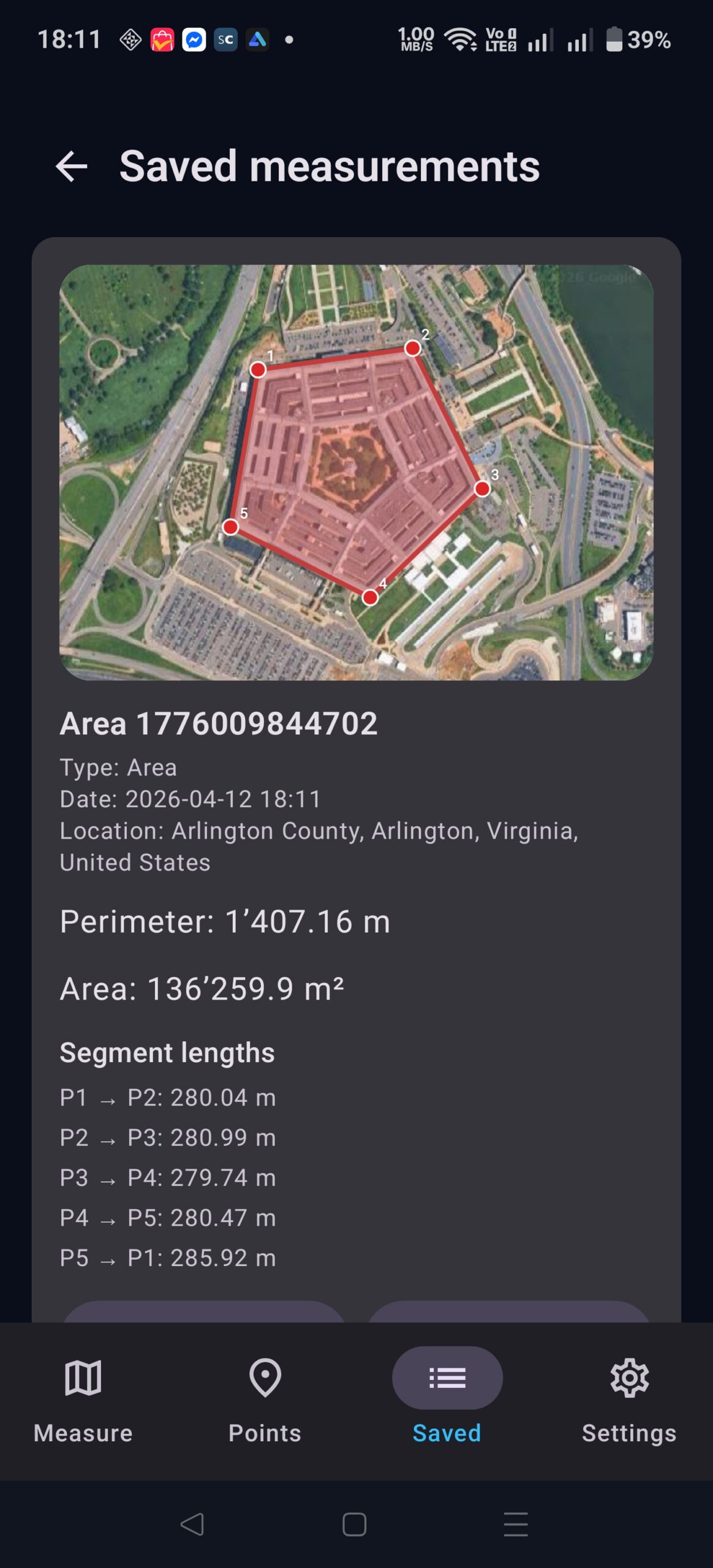 Topometria screenshot 2