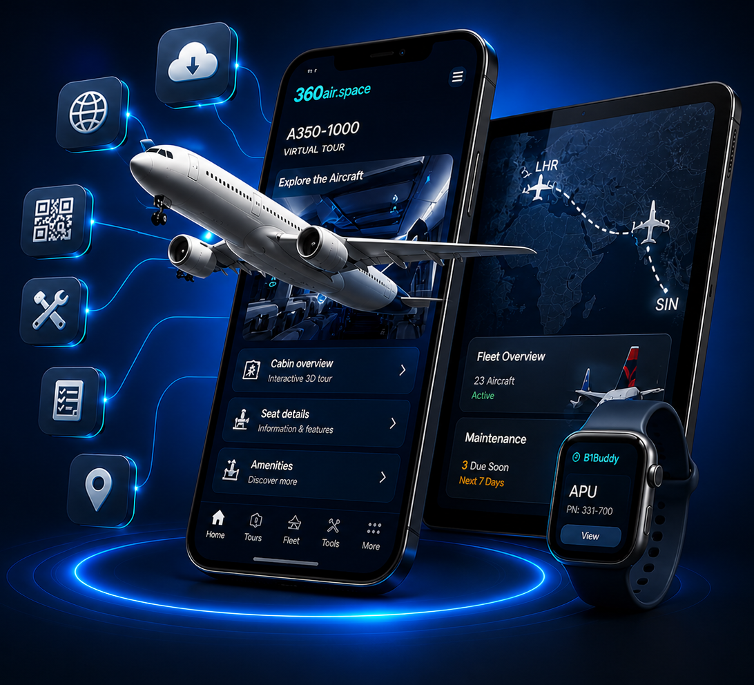 360air.space mobile app products